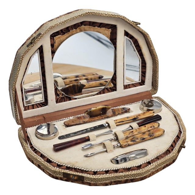 Art Deco Manicure Set, 1920s, Set of 10 For Sale