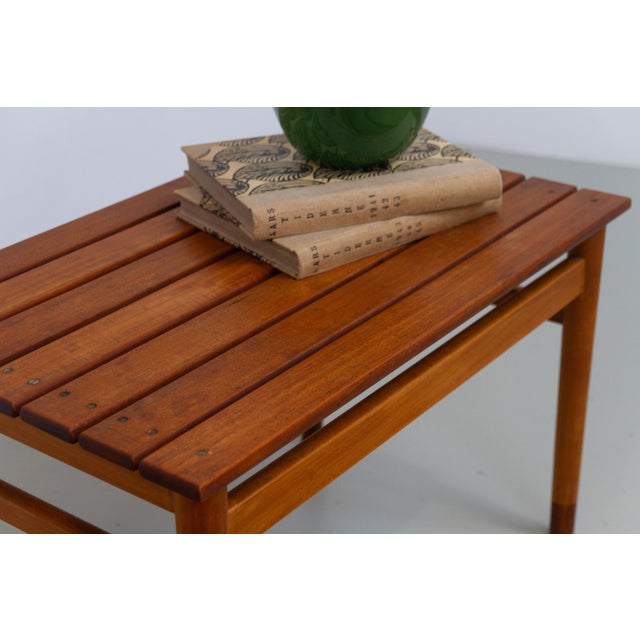 Danish Modern Side Tables in Teak and Beech, 1950s, Set of 2 For Sale - Image 15 of 18