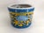 Vintage Yellow & Blue Chinoiserie Porcelain Footbath Planter W/ Koi Fish For Sale - Image 9 of 12