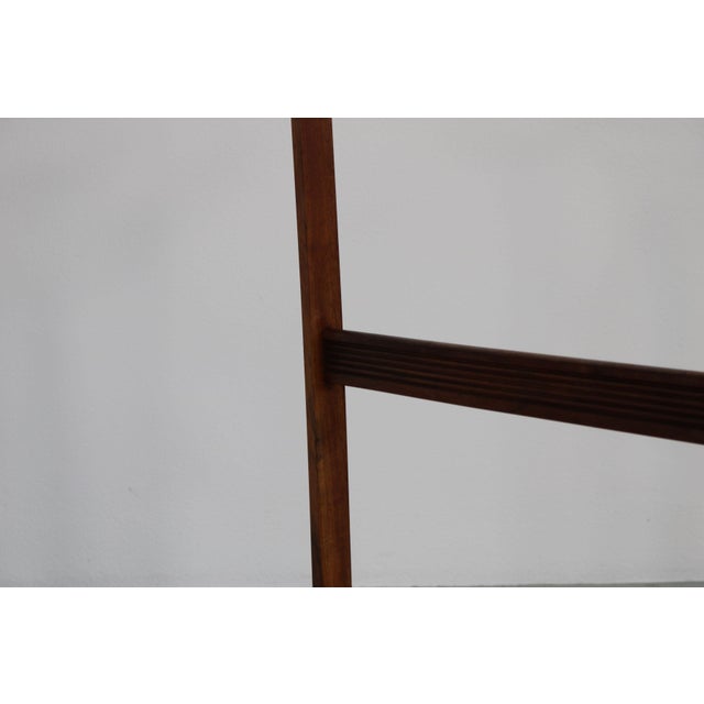 1920s Freestanding Towel Rack in Wood with Glass Rods, 1920s For Sale - Image 5 of 18