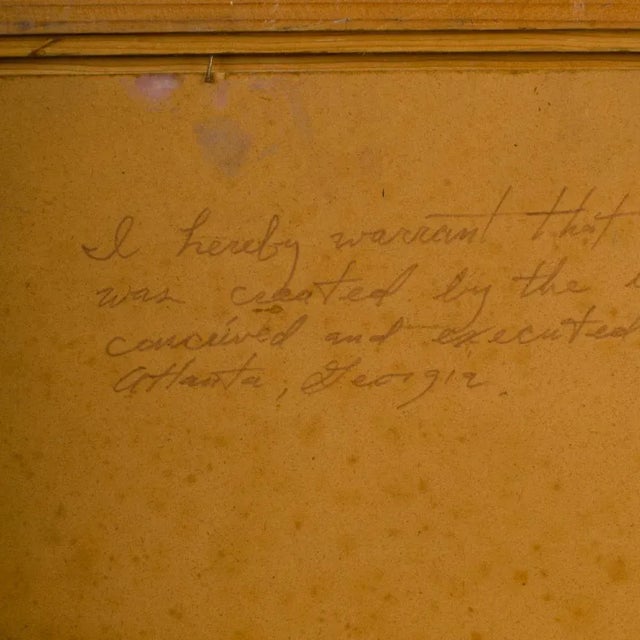 Textile Roman Chatov (Russian-America B. 1900 - D. 1987) "Sleeper" Oil Painting For Sale - Image 7 of 13