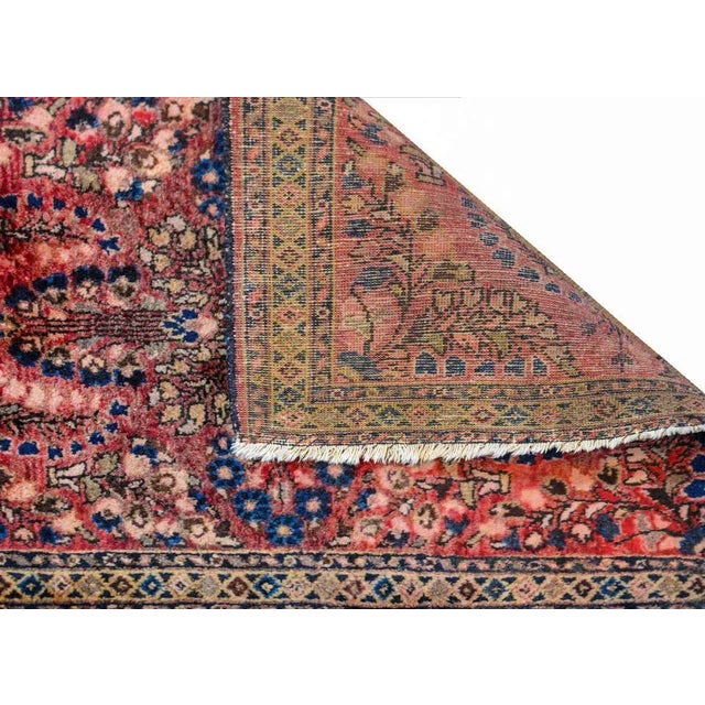 Traditional Early 20th Century Sarouk Rug For Sale - Image 9 of 10
