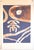 Viola Burley Leak, Motif, Orange Blue, African American Artist Viola Leak Woodcut Silkscreen Print, 1982 For Sale In Miami - Image 6 of 6