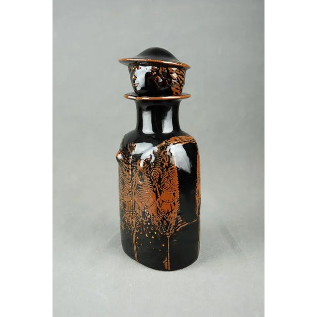 Ceramic Combin Decanter by Stig Lindberg for Gustavsberg Studio, 1970s For Sale - Image 10 of 13