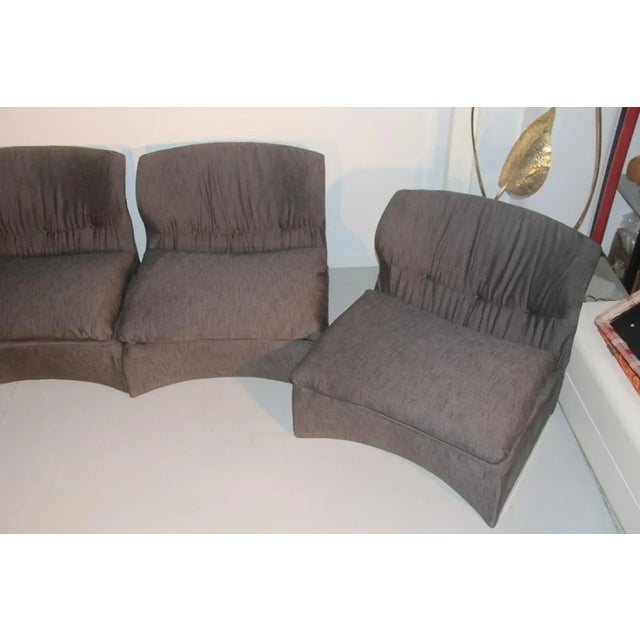 Modular Vela Bassa Sofa Set by Giovanni Offredi for Saporiti Italia, 1970s , Set of 6 For Sale - Image 17 of 18