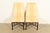 Mid-Century Modern Edward Wormley for Dunbar Mid-Century Modern Walnut X-Base High Back Side Chairs or Dining Chairs, Pair For Sale - Image 3 of 13