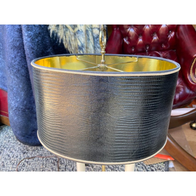 Metal Vintage Mid Century Modern Stiffel Desk Lamp For Sale - Image 7 of 13