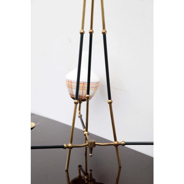 Brass Chandelier, 1950s For Sale - Image 8 of 10