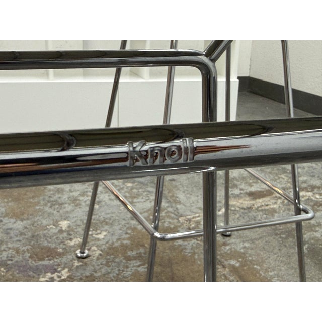 Harry Bertoia for Knoll Bertoia Bar Stools, Set of Three For Sale - Image 11 of 12