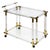 Metal Mid-Century Modern Italian Acrylic Glass Serving Bar Cart, 1980s For Sale - Image 7 of 7