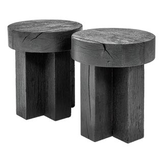 Kurai Stool by Deevie Vermetten for Fermetti For Sale