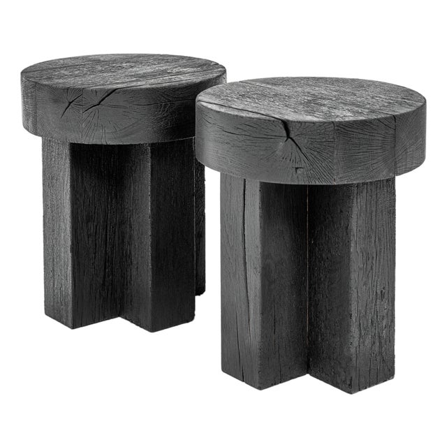 Kurai Stool by Deevie Vermetten for Fermetti For Sale
