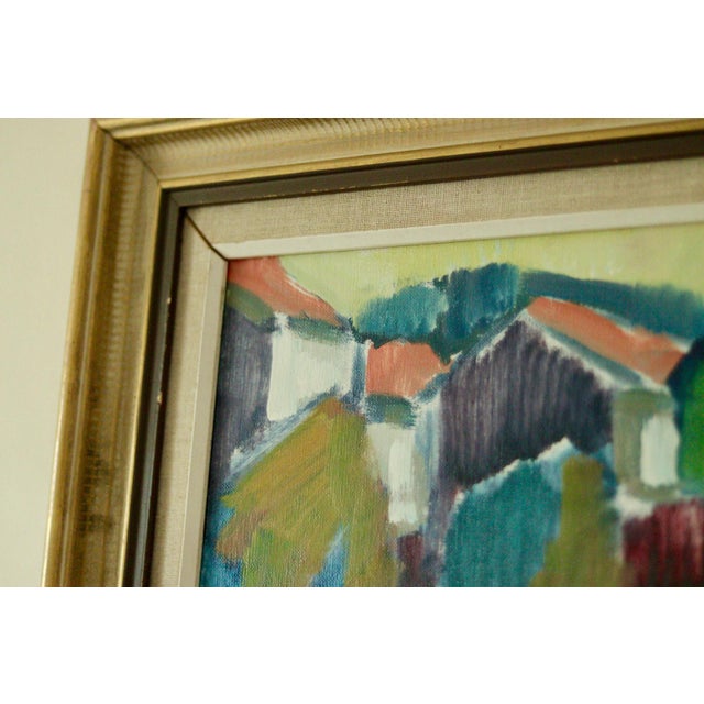 Nils Severin, Park View, Mid-20th Century, Oil on Canvas, Framed For Sale - Image 10 of 11