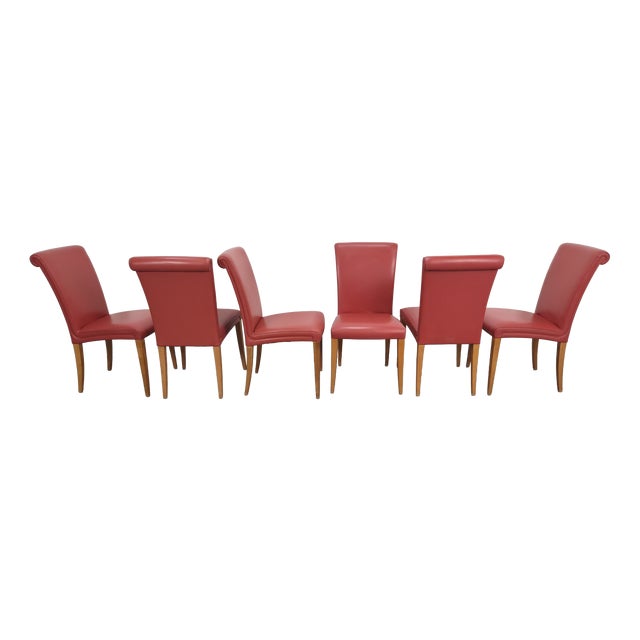 Vittoria Dining Chairs from Poltrona Frau, 1990s, Set of 6 For Sale
