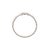 14k White Gold 0.03ctw Diamond Bezel Milgrain Beaded Band Ring, Size 7 For Sale In Houston - Image 6 of 8