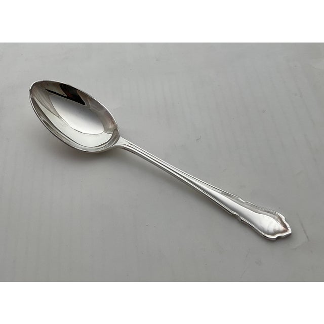 New 1980s Dessert Spoon & Fork, Du Barry - Set of 12 For Sale - Image 17 of 18