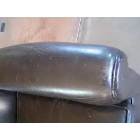 Mid 20th Century Mid 20th Century Mitchell Gold Attributed Brown Leather Club Chair For Sale - Image 5 of 5
