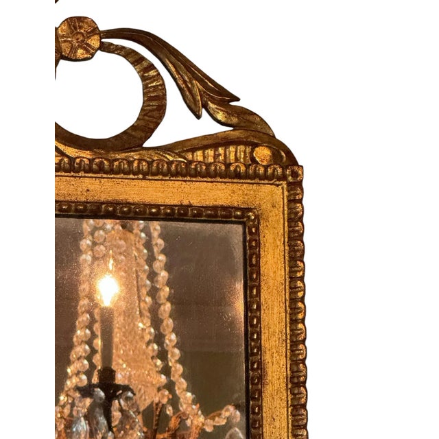 18th Century Fine 18th Century French Gilt Wood Mirror, Circa 1755 For Sale - Image 5 of 9