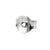 Unisex 18k White Gold 4 Prong Push Back 0.60ct Round Diamond Stud Earrings, A Pair For Sale In Houston - Image 6 of 8