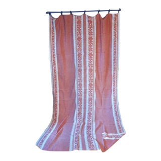 1960s Turkey Red Tablecloth For Sale