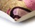 Mid-Century Modern Fuchsia Pink Ikat Velvet Throw Pillow 20x20 | Luxury Designer Accent Cushion For Sale - Image 3 of 8