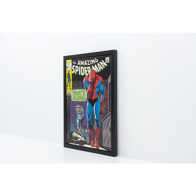 The Amazing Spider Man #75 Death Without a Warning: A limited edition boxed canvas, signed and numbered by Marvel Comics...