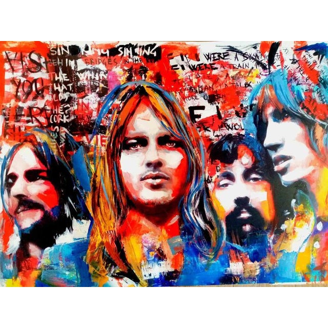 The painting belongs to the MUSIC series, dedicated to the classic jazz of the 1950/60s. It is made on a rigid panel, it...