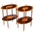 Vintage Occasional Tables in Flame Mahogany and Satin Wood, Set of 2 For Sale - Image 14 of 14