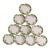Palm Beach Grandmillenial Italian Hibiscus Mahjong Luncheon Plates S/10 For Sale