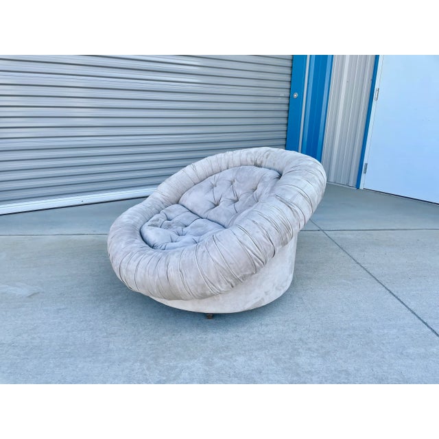 Vintage "Cloud" Swivel Chair For Sale - Image 11 of 13