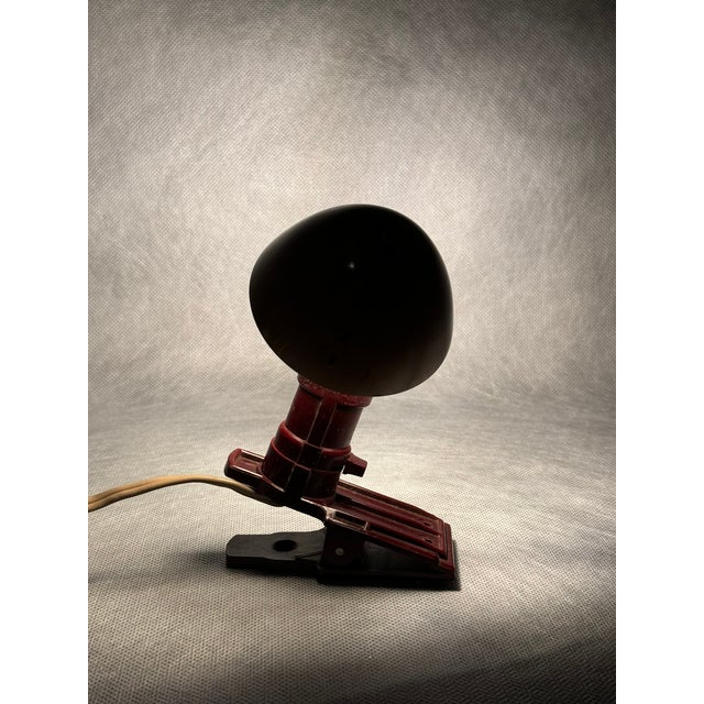 Bakelite Clamp Reading Lamp, Germany, 1960s For Sale - Image 6 of 10