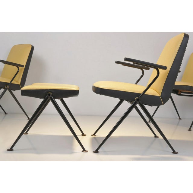 Armchairs in Steel Tube from Drabert, Germany, 1950s, Set of 4 For Sale - Image 9 of 18