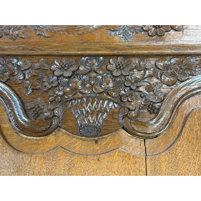 Antique 1840's Carved French Armoire For Sale - Image 11 of 11