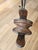 19th-Century Primitive Wood, Leather & Iron Fireplace Bellows With Studded Folk Art Decoration For Sale - Image 12 of 18