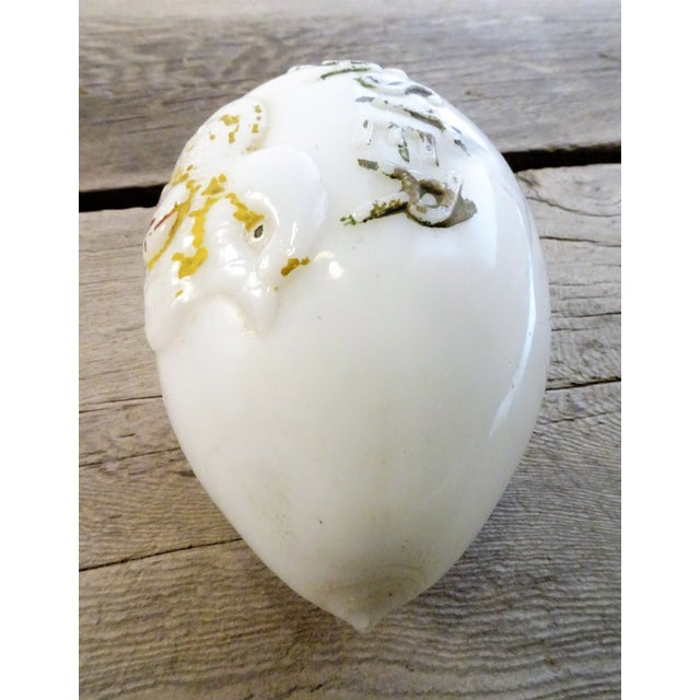 Antique Milk Glass Easter Egg, 1900s Chairish