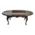 Late 20th Century Pennsylvania House Style Oval Cherry Queen Anne Coffee Table For Sale