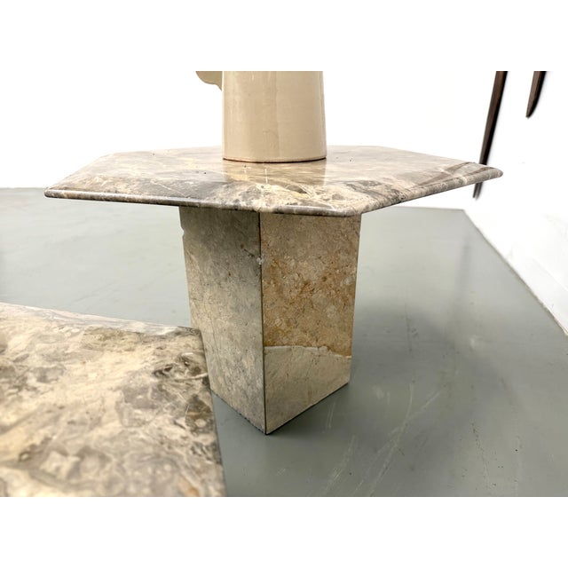 Italian Marble Coffee Tables, 1970, Set of 2 For Sale - Image 12 of 18
