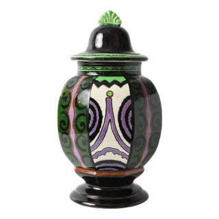 Belgian Art Deco Vase from August Mouzin & Cie, 1920s For Sale