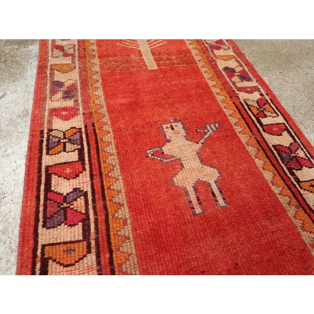 Galerie Shabab Collection Mid-20th Century Turkish Anatolian Runner For Sale - Image 4 of 9