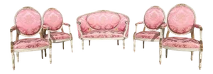 Louis XVI Salon Set, Set of 5
