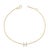 Immerse yourself in the understated elegance of this 10K yellow gold bracelet, for an enrapturing shimmer that captures...