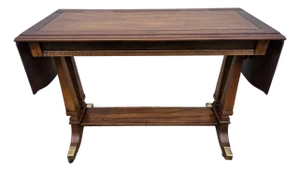 Mahogany Regency Drop Leaf Sofa or Console Table