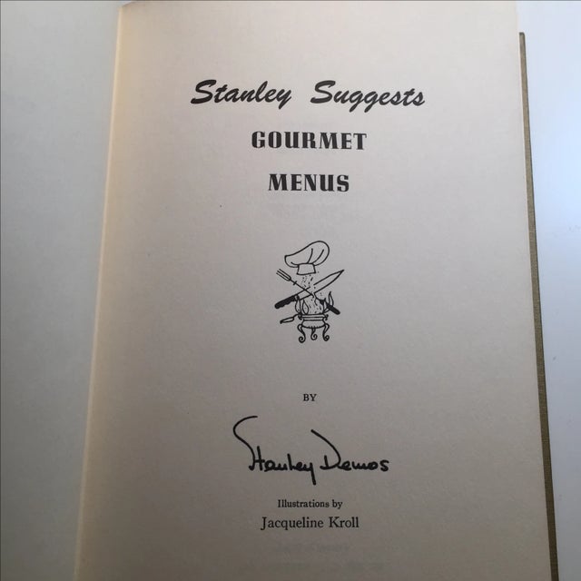 Mid-Century Modern Stanley Suggests Gourmet Menus, 1962 For Sale - Image 3 of 10