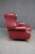 Burgundy Hancock & Moore Burgundy Leather Wingback Recliner Lounge Chair For Sale - Image 8 of 14