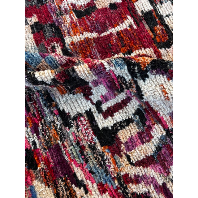 Blue Moroccan Berber Rug, 1990 For Sale - Image 8 of 11