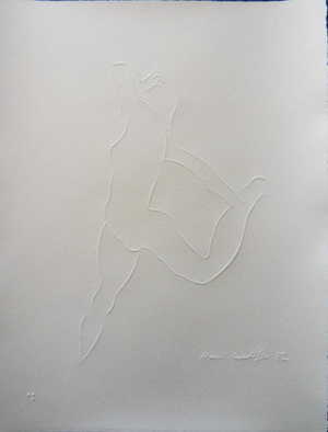 Henri Matisse, La danseuse, Nude, Etching