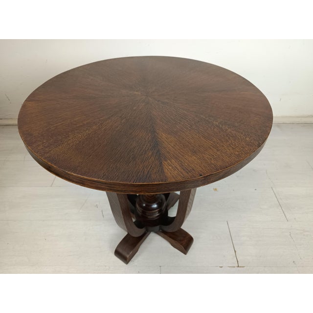 Wood Art Deco Side Table, 1930s For Sale - Image 7 of 14