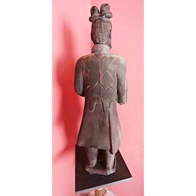 Copy of a statue from the Terracotta Army of Emperor Qin Shi Huang, which guarded the tomb of this emperor from the Qing...