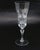 Tall Crystal Champagne Glasses, 1890s, Set of 6 For Sale - Image 3 of 10