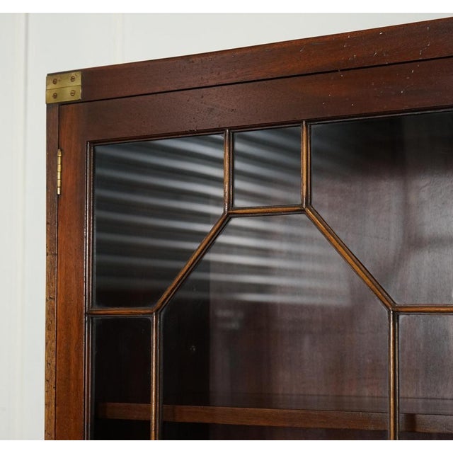 Vintage Bevan Funnell Military Campaign Astral Glazed Library Display Cabinet For Sale - Image 9 of 18
